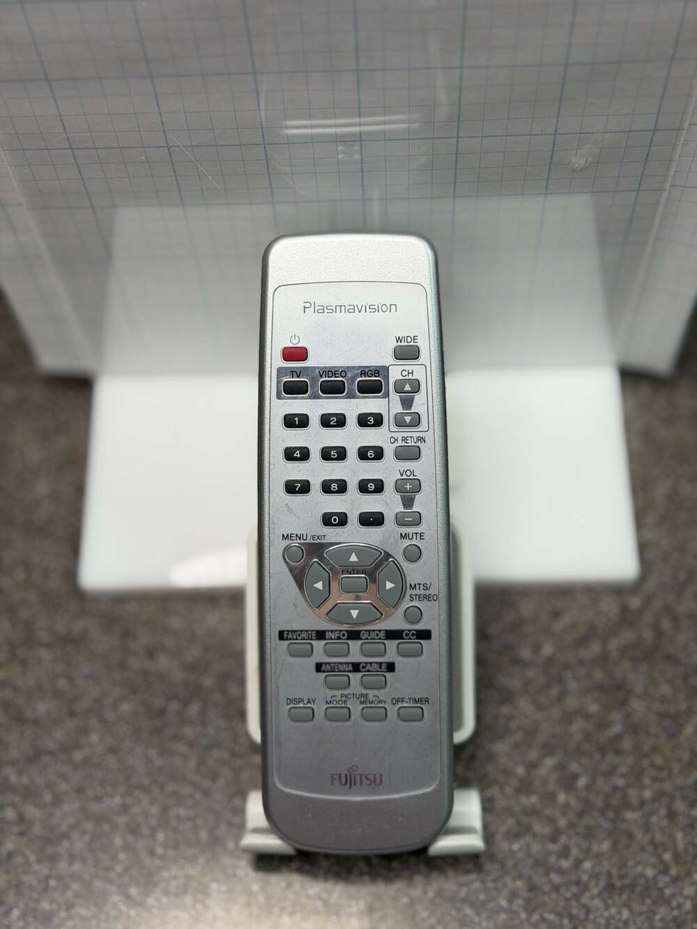 Fujitsu Plasmavision P-RMS103-S Television Remote Control